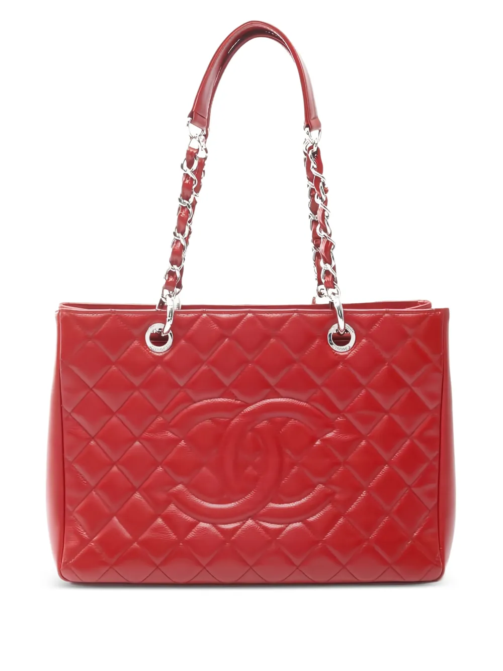 CHANEL Pre-Owned 2012-2013 leather shoulder bag - Rosso