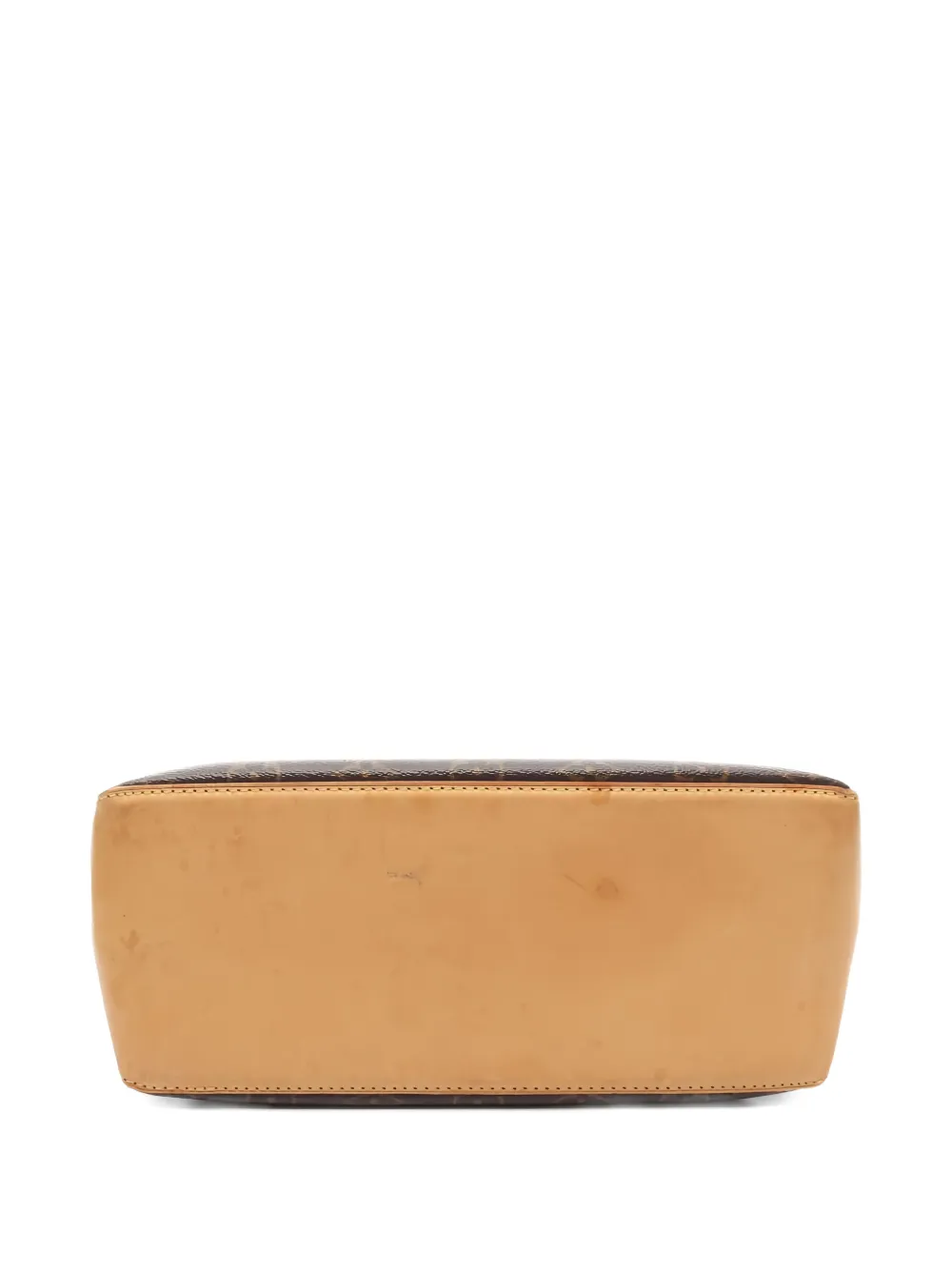 Pre-owned Louis Vuitton 2004 Monogram Cabas Piano Shoulder Bag In Brown