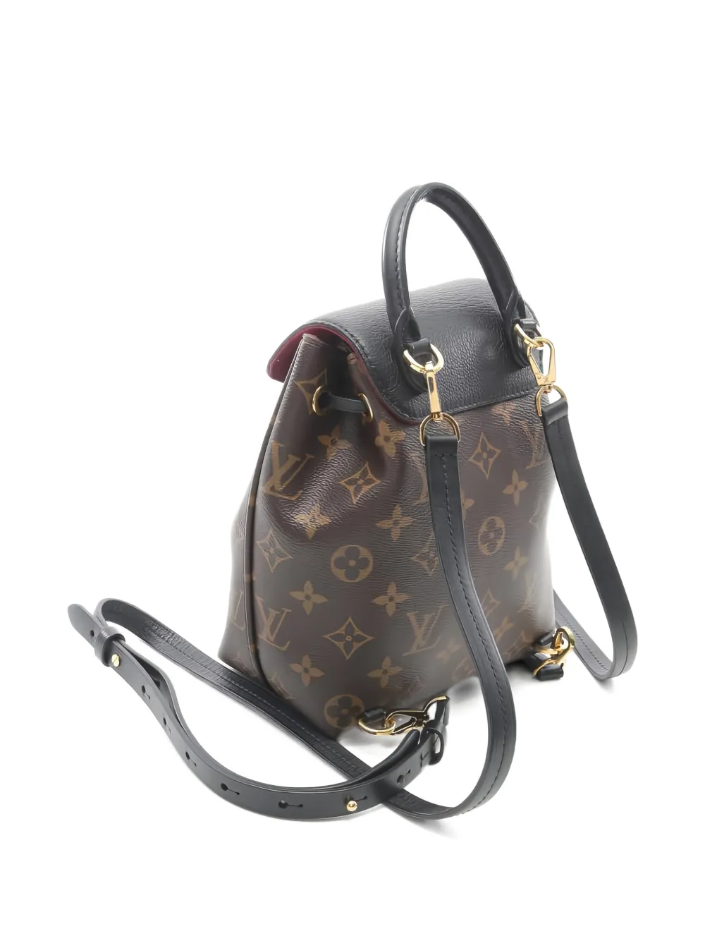 Pre-owned Louis Vuitton 2021 Montsouris Nm Bb Monogram Backpack In Brown