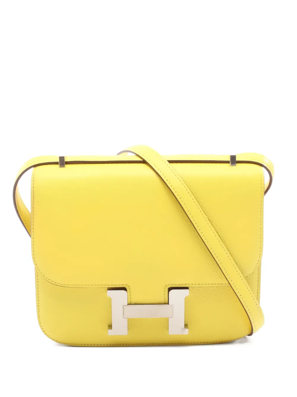 Hermès Pre-Owned 2022 mini Constance 3 shoulder bag | Yellow | Image 1