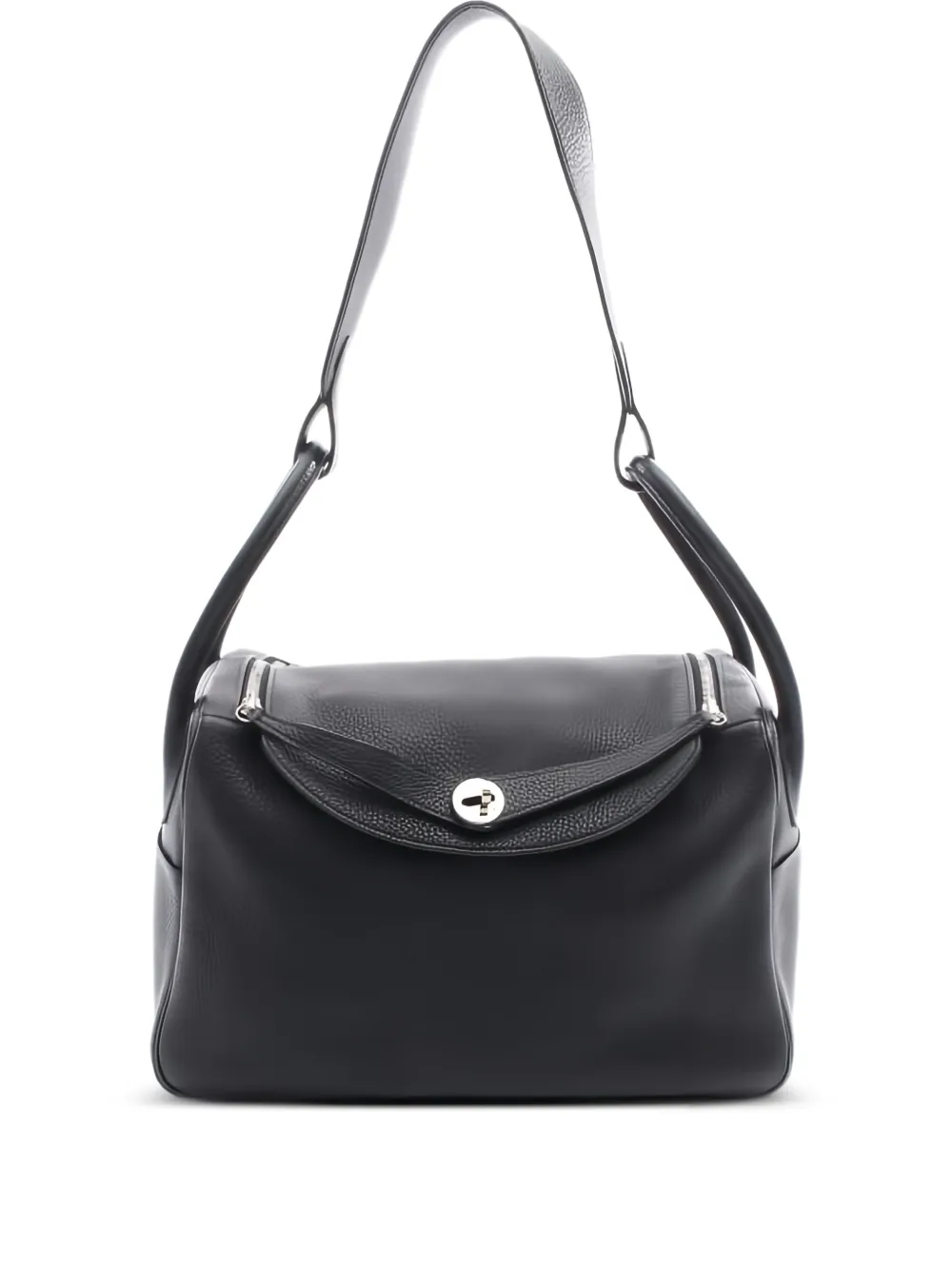 Hermès Pre-Owned 2014 Lindy 34 leather shoulder bag - Black