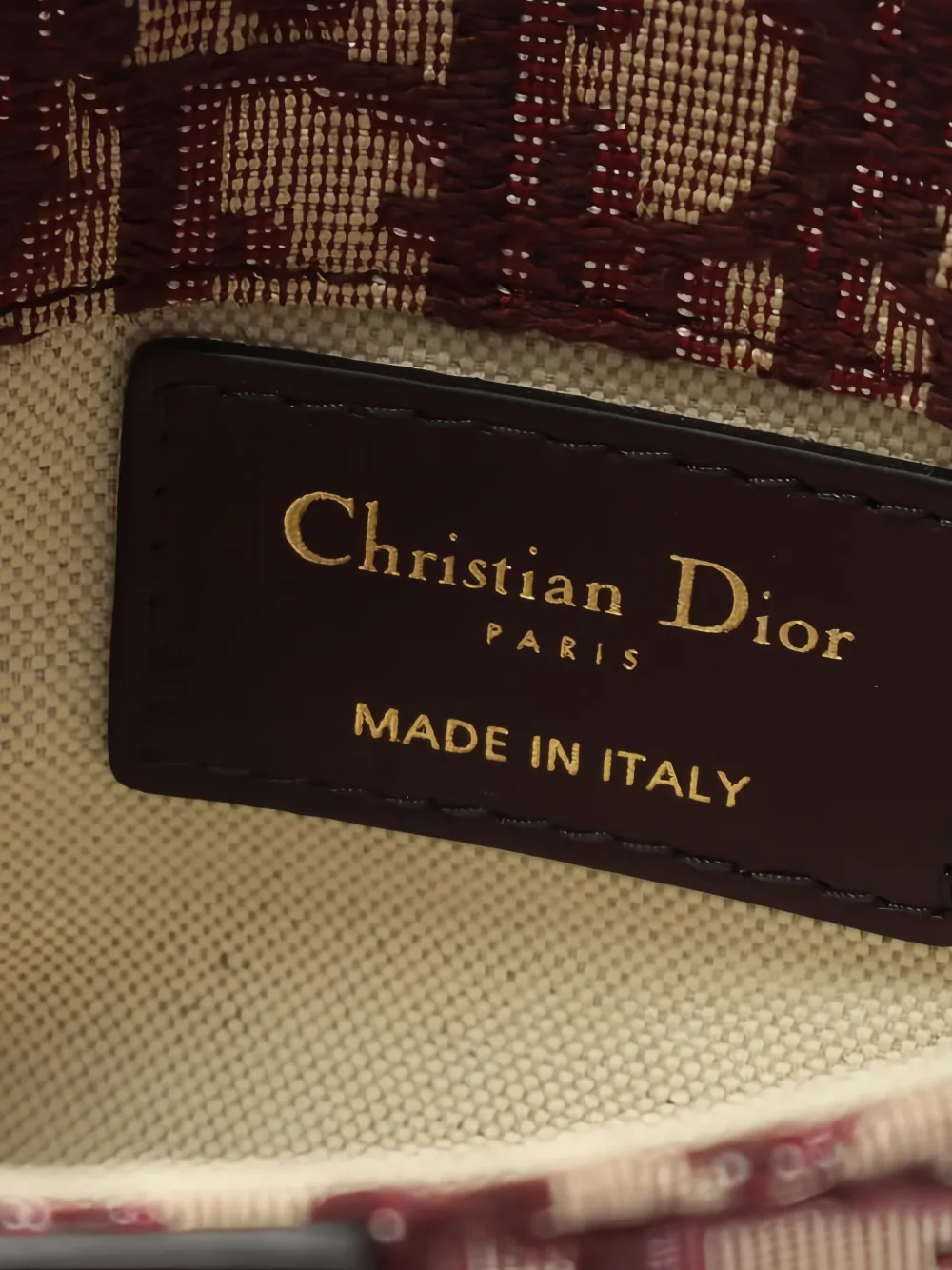 DIOR Pre-owned 2010s Oblique Saddle Belt Bag In Red