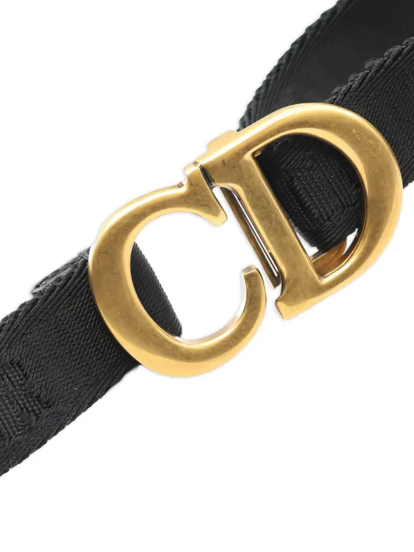 Christian Dior Pre-Owned 2010s Oblique Saddle Belt Bag | Red