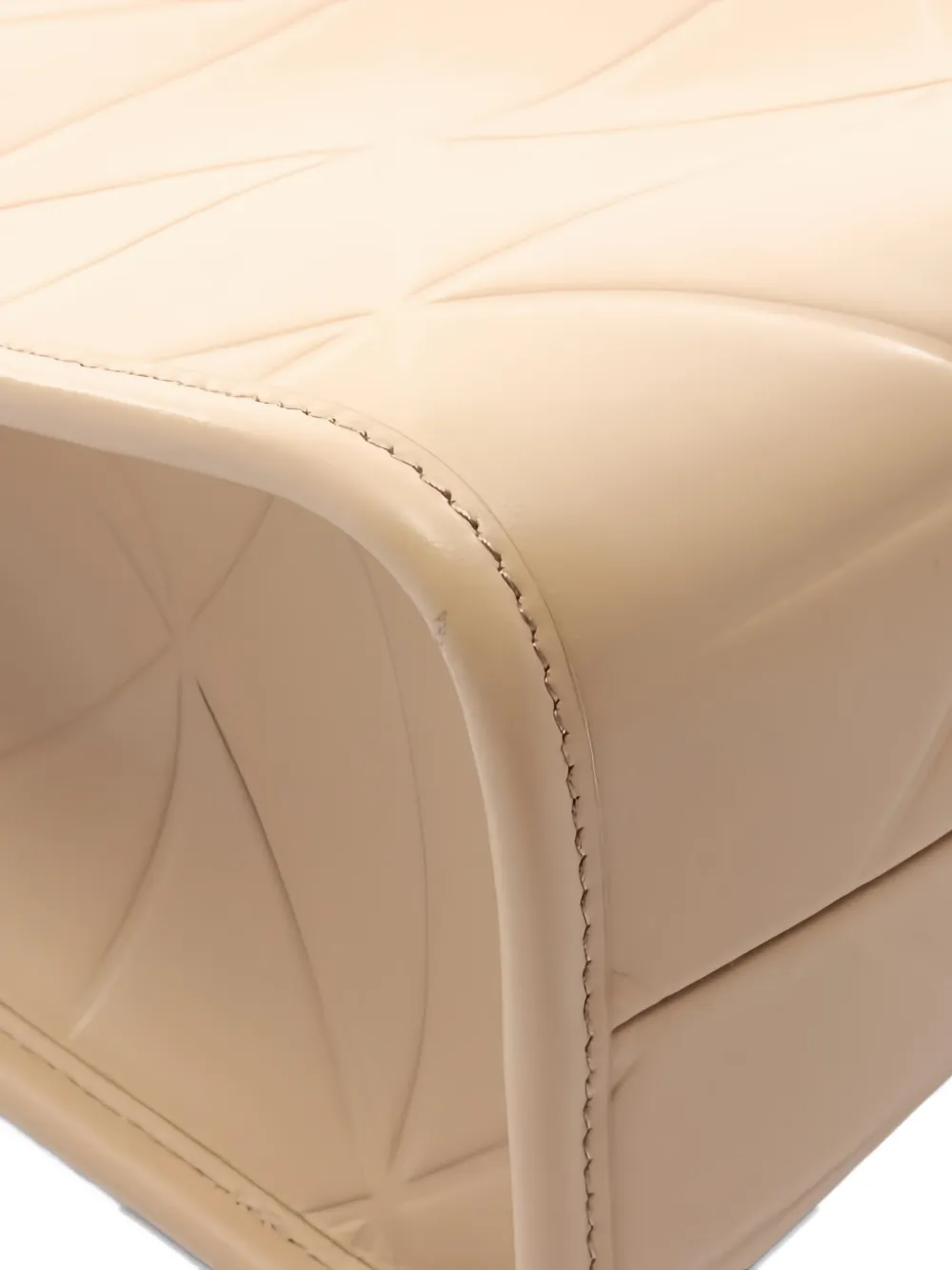 PRADA Pre-owned 2010s Symbole-debossed Tote Bag In Neutral