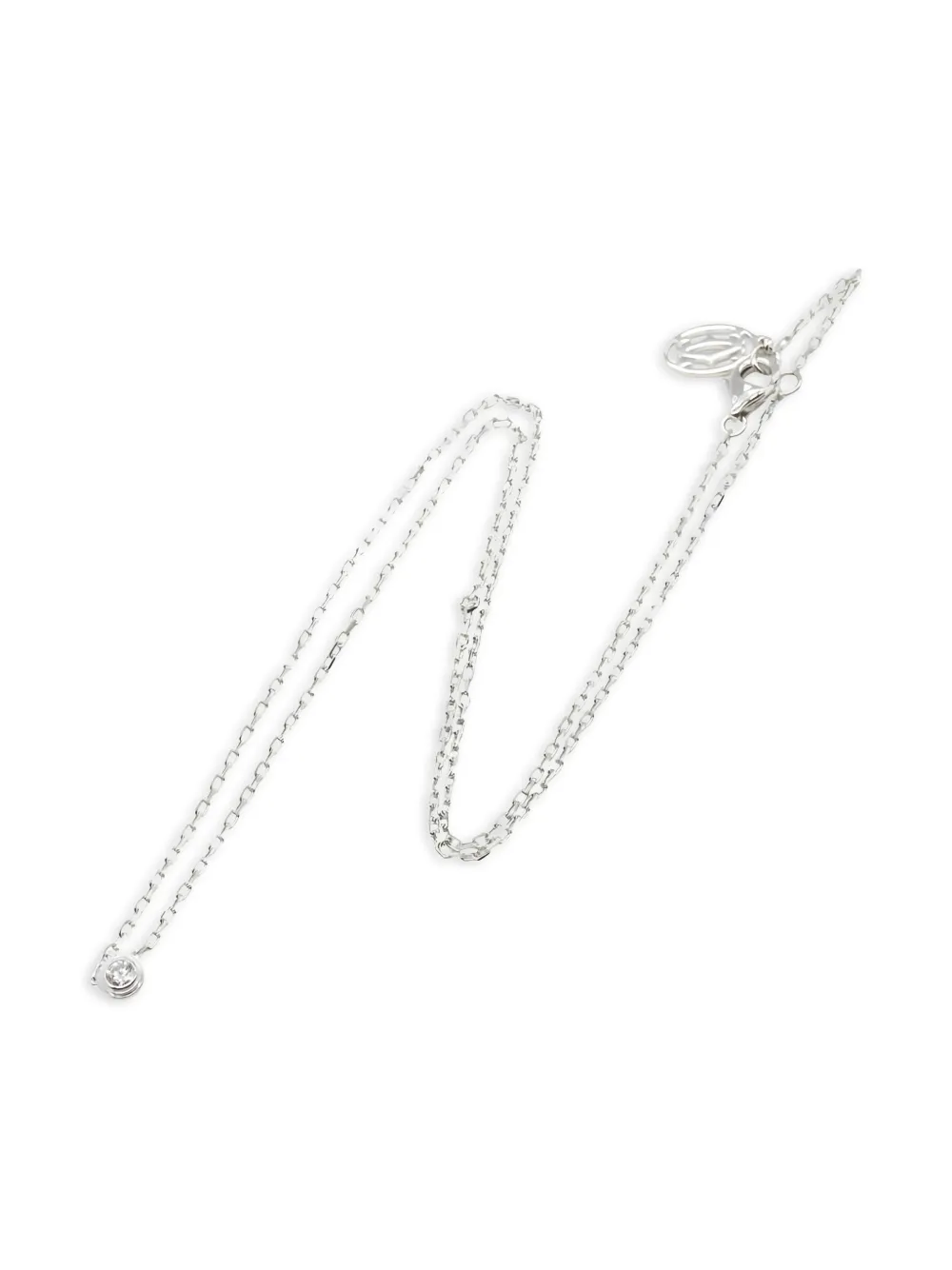 Cartier 2010s D'Amour 18K white gold diamond necklace - Argento