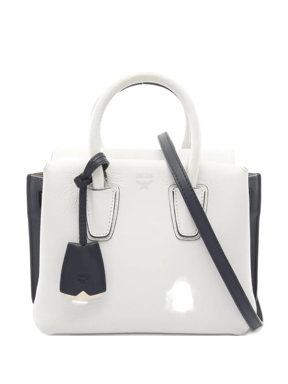 Pre-owned Mcm 2000s Milla Mini Bag In White