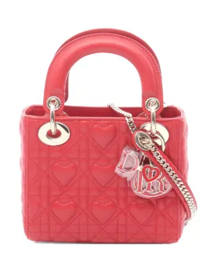 Christian Dior Pre-Owned Mini Saddle Handbag | Red | FARFETCH IN