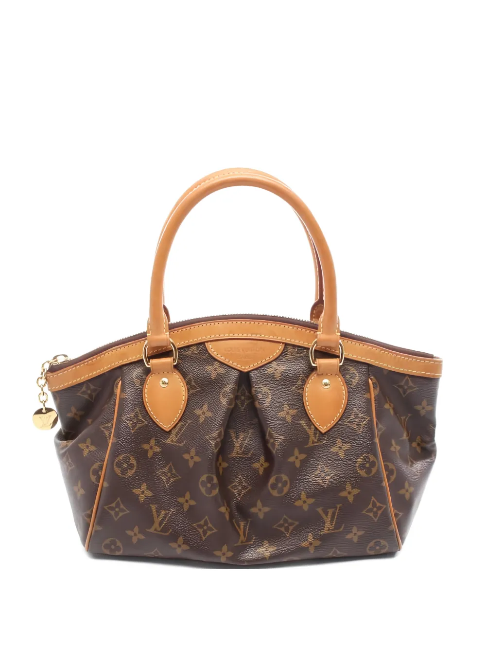 Pre-owned Louis Vuitton 2011 Tivoli Pm Monogram Tote Bag In Brown