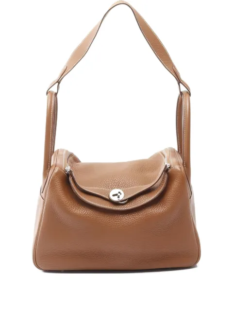 Hermès Pre-Owned 2013 Lindy 30 leather silver hardware shoulder bag