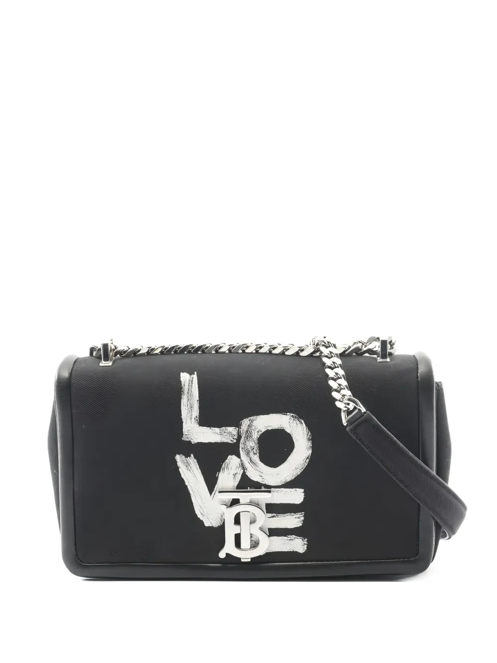 Burberry Pre-Owned 2000s canvas shoulder bag - Nero