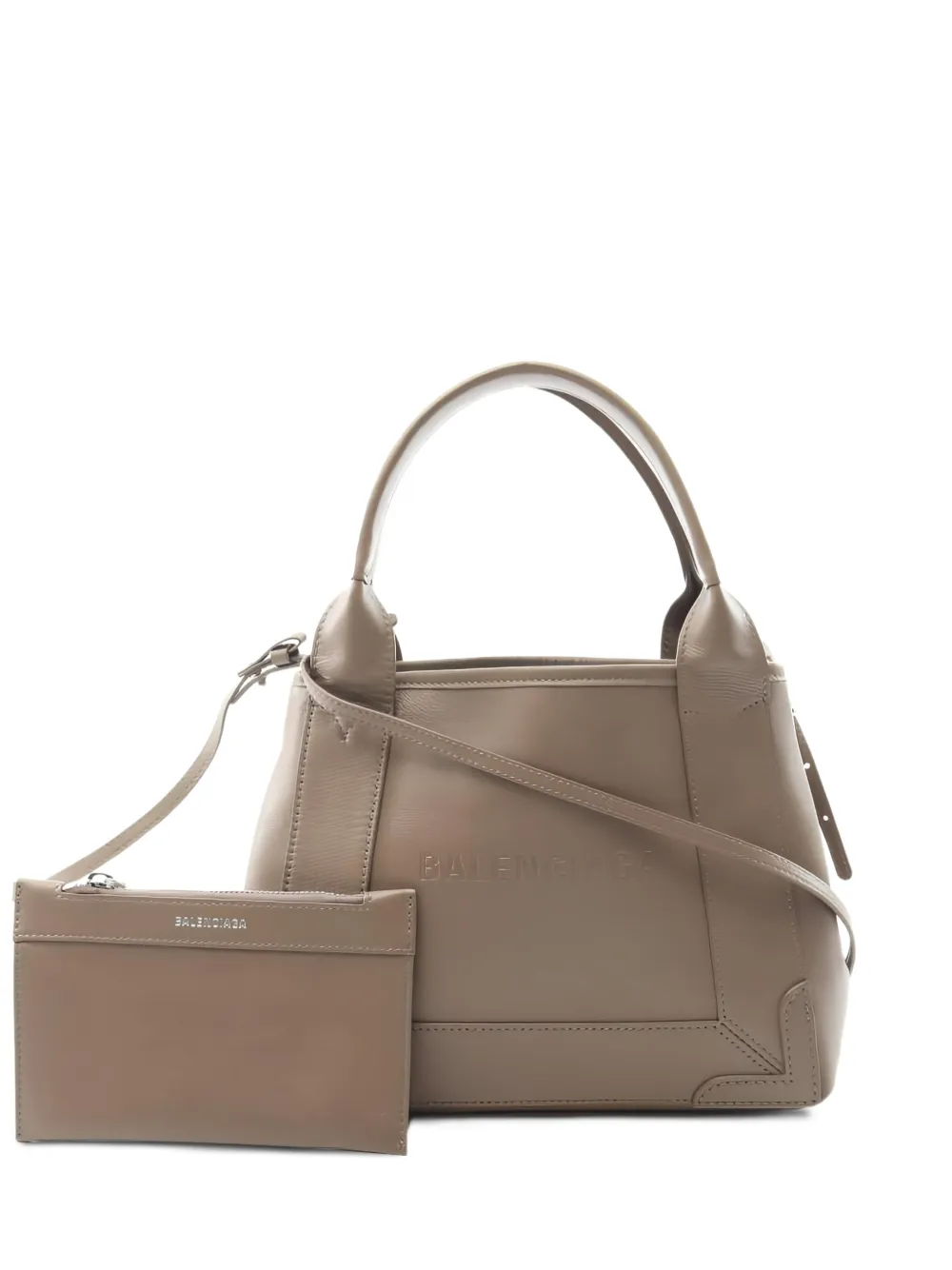 Balenciaga Pre-Owned 2010's leather tote bag - Neutrals
