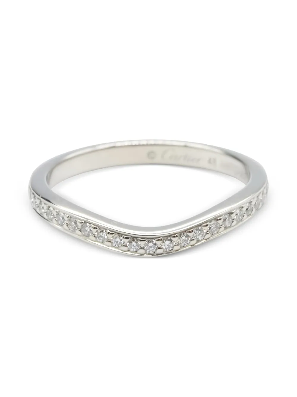 Cartier 2010s Platinum Ballerina diamond ring - Argento
