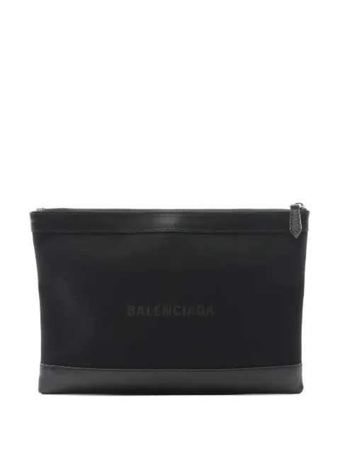 Balenciaga Pre-Owned 2010s zip-up clutch bag