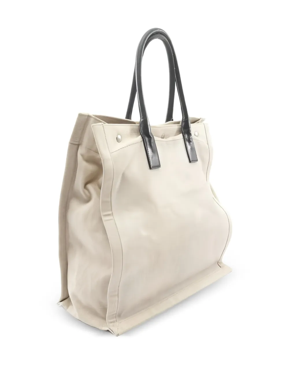Pre-owned Saint Laurent 2000's X Rive Gauche Tote Bag In Neutral