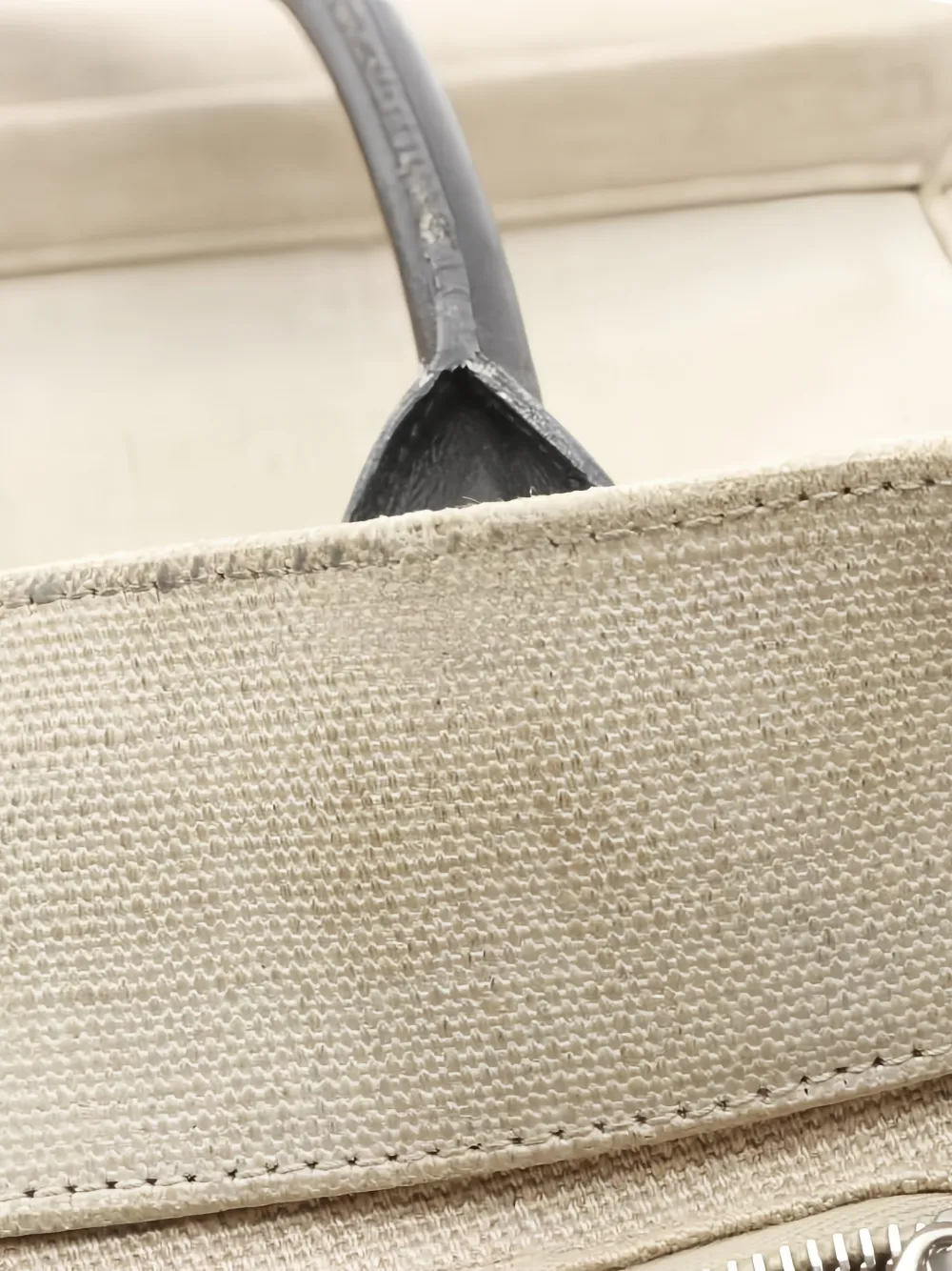 Pre-owned Saint Laurent 2000's X Rive Gauche Tote Bag In Neutral