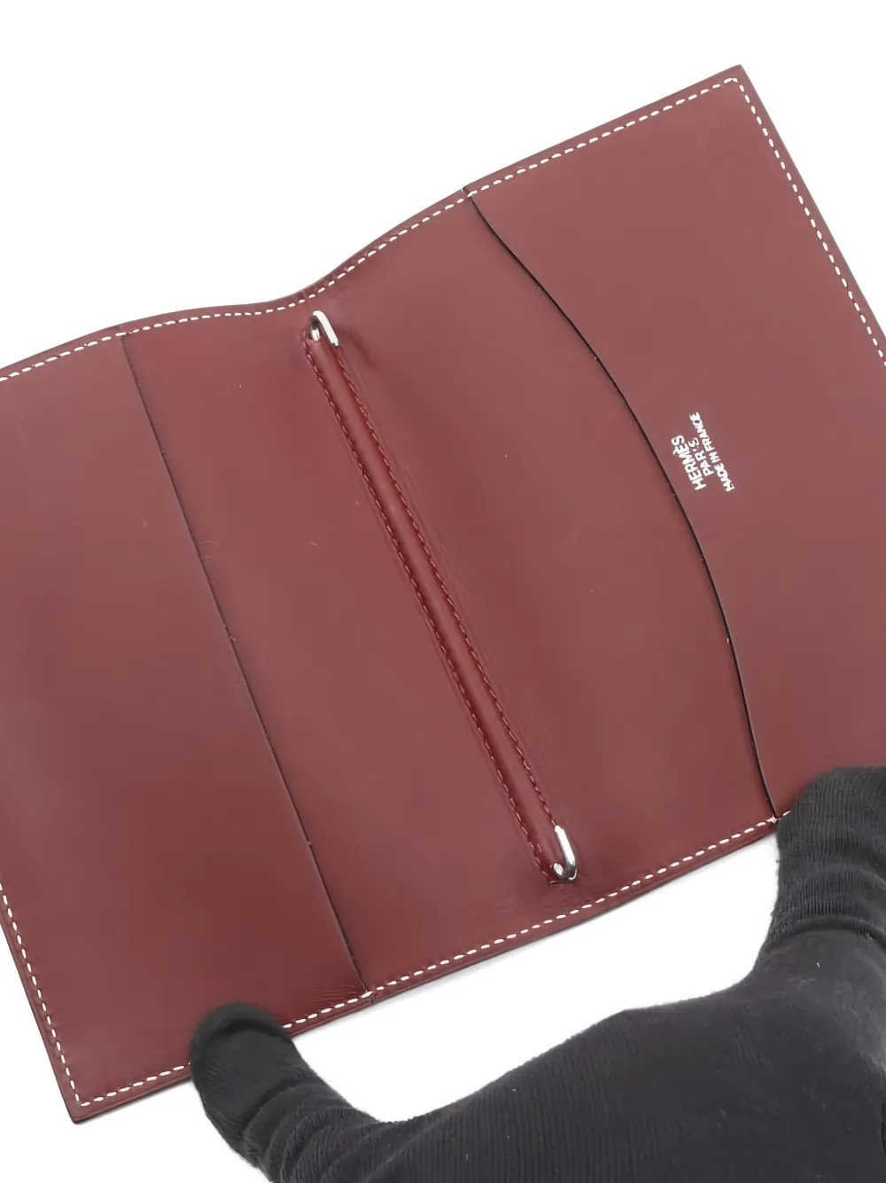 Pre-owned Hermes 2000 Simple Gm Agenda Cover In Red