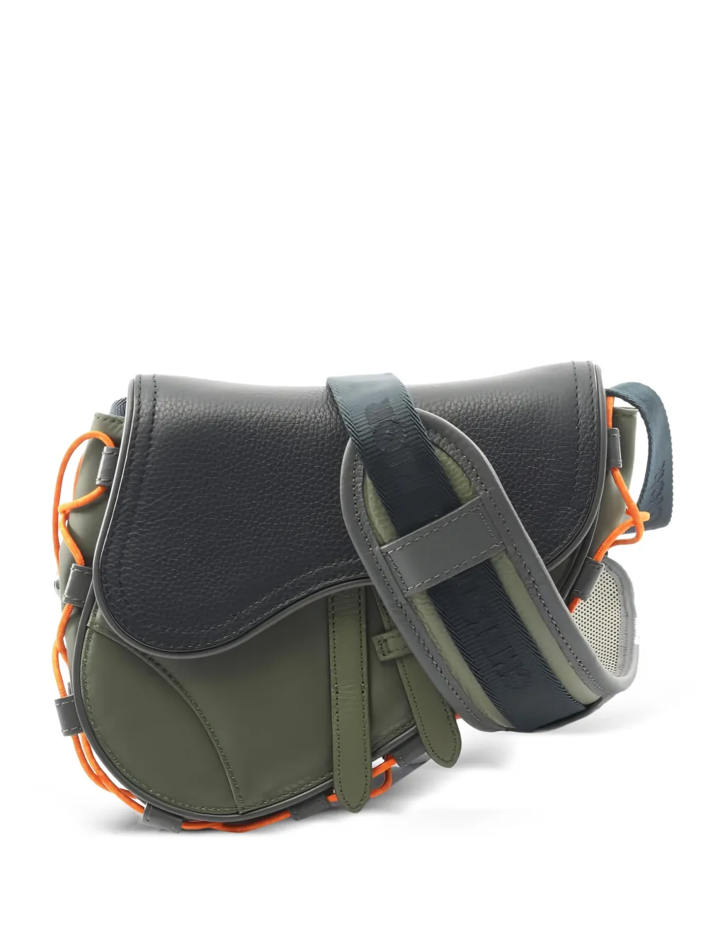 Christian Dior Pre-Owned mochila tipo mensajero Saddle 2010 en colaboración con sacai | verde | Image 1