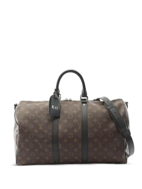 Louis Vuitton Pre-Owned 2019 monogram macassar boston bag