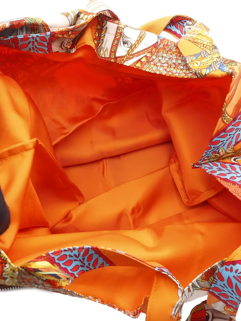 Pre-owned Hermes 2008 La Danse Du Cheval Marwari Shoulder Bag In Orange