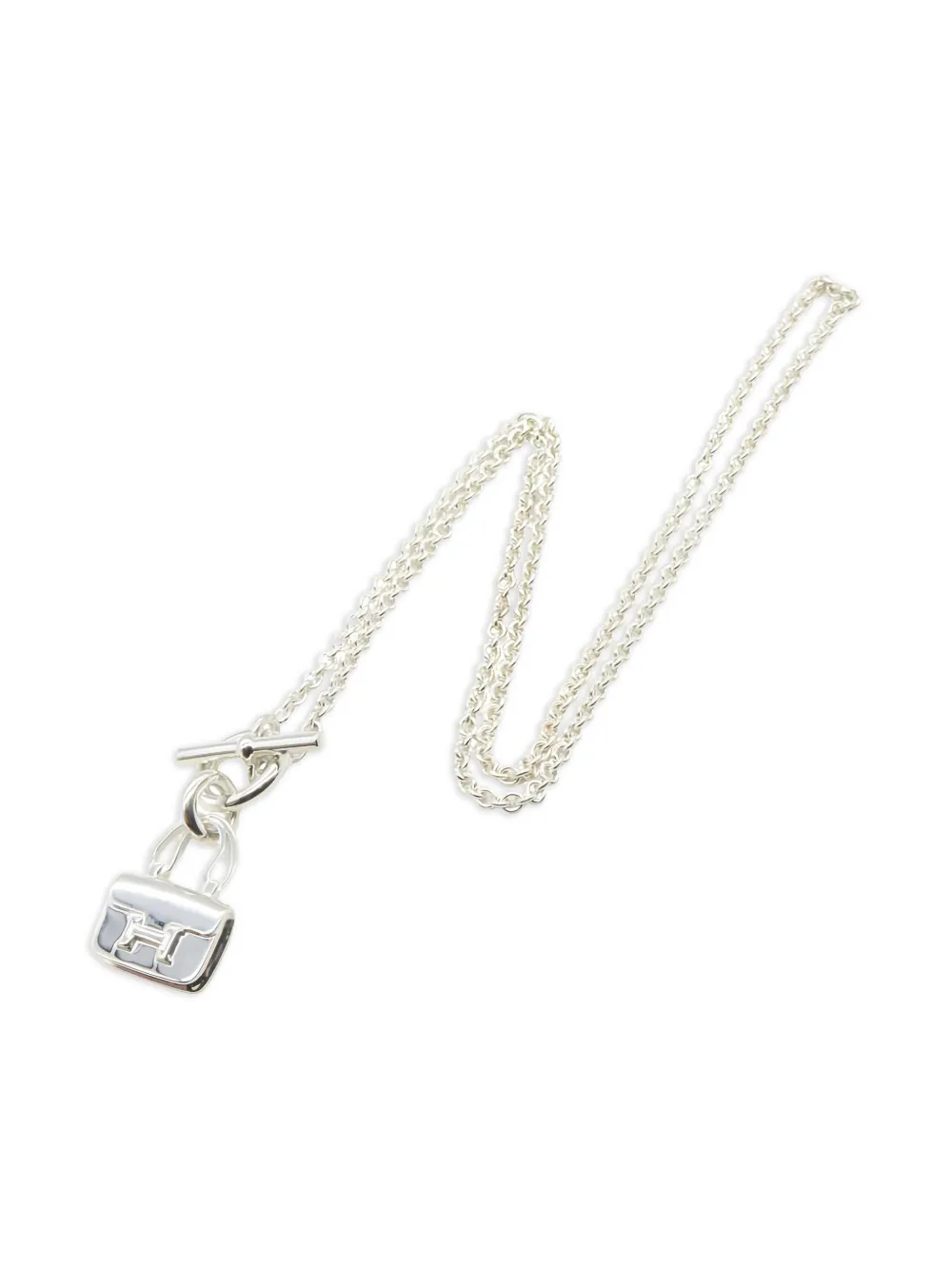 Hermès Pre-Owned collar Amulettes Constance en plata de ley 2010 | plateado | Image 1