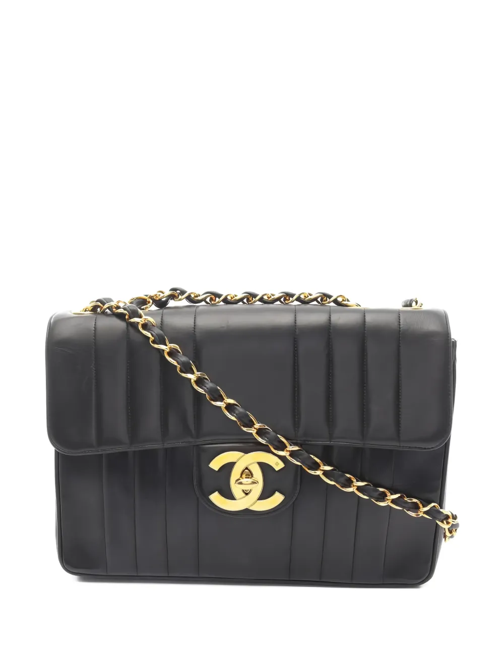 CHANEL Pre-Owned 1994-1996 Mademoiselle quilting chain shoulder bag - Nero
