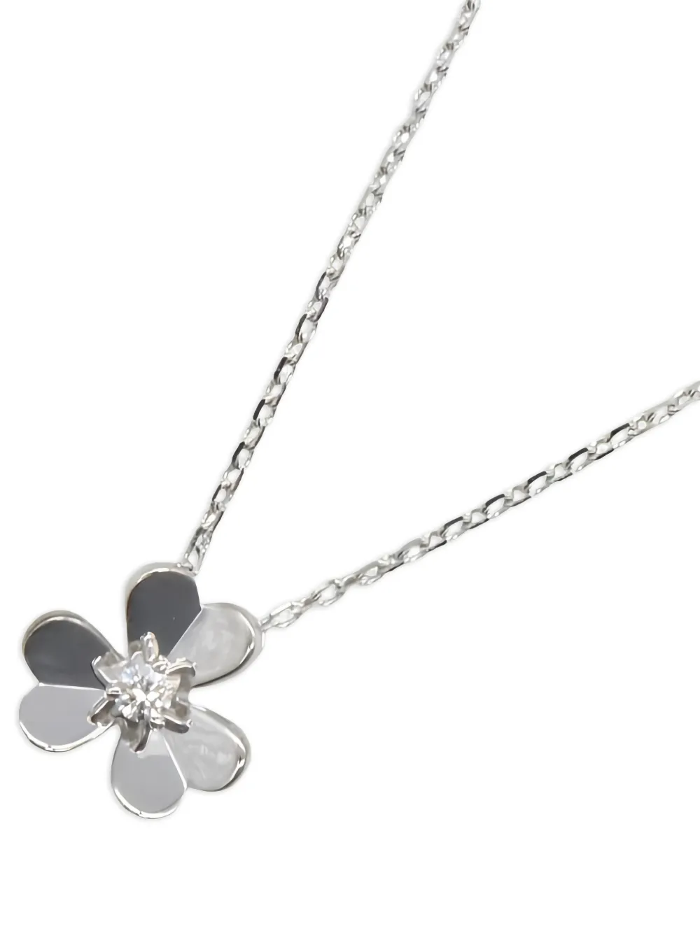 Van Cleef & Arpels Pre-Owned 2010s 18K white gold Frivole diamond necklace | Image 2