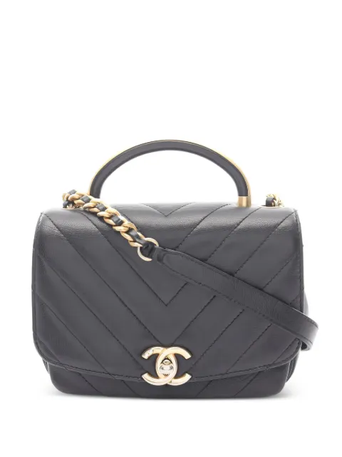 CHANEL Pre-Owned bolsa crossbody con motivo chevron 2019