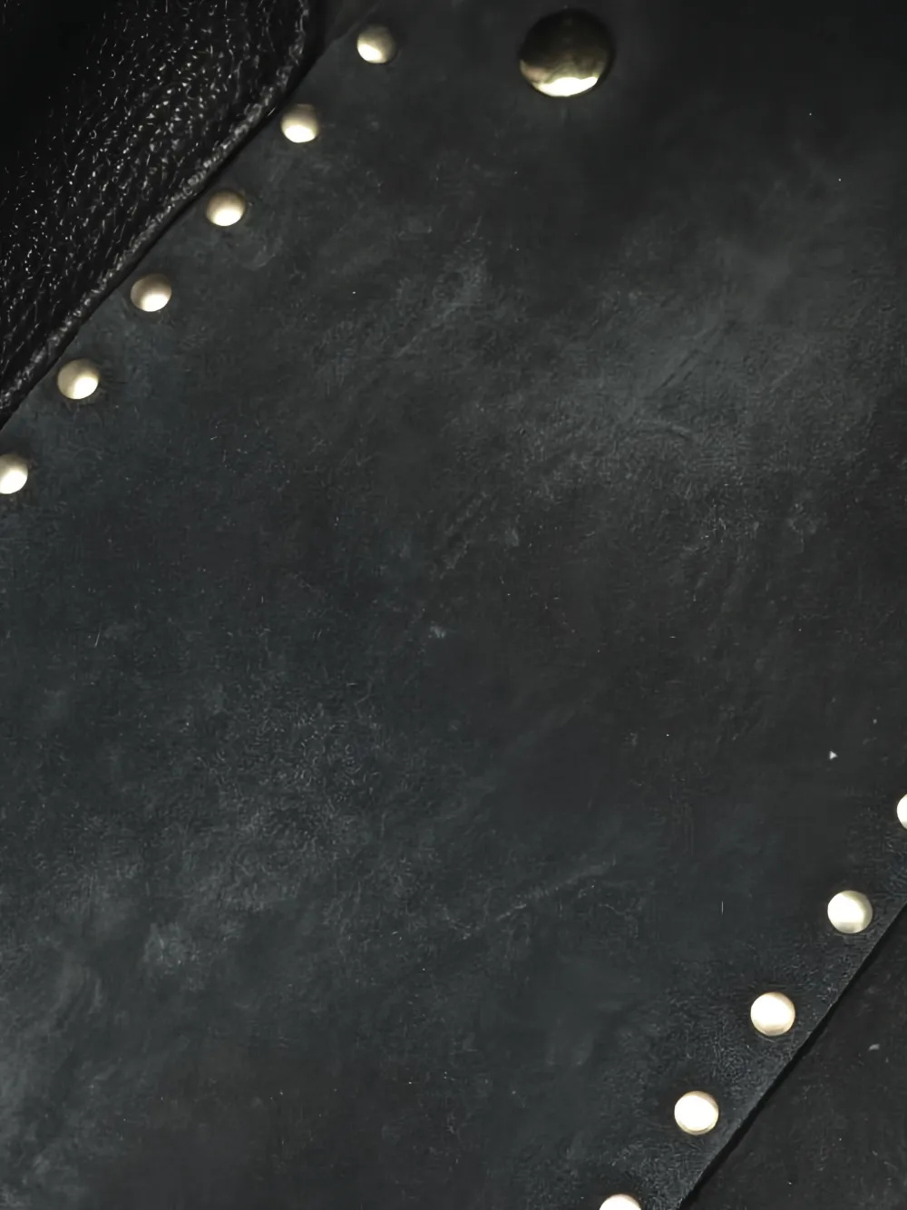 VALENTINO GARAVANI Pre-owned 2010 Rockstud Leather Shoulder Bag In Black