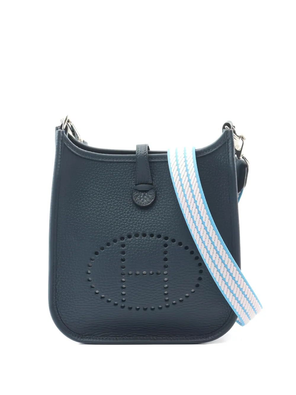 Pre-owned Hermes 2024 Evelyne Tpm Shoulder Bag In Blue