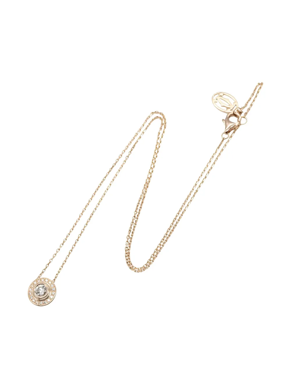 Cartier 2010s 18K rose gold D'Amour diamond and crystal necklace - Rosa