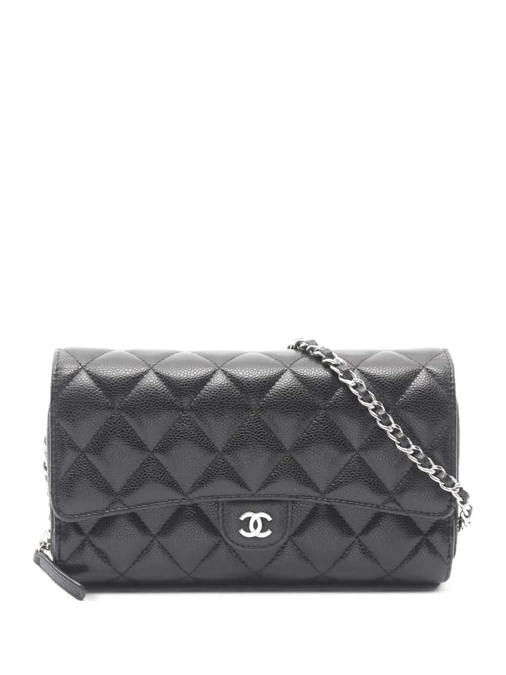 CHANEL Pre-Owned cartera capitonada con cadena 2020-2021 | negro | Image 1