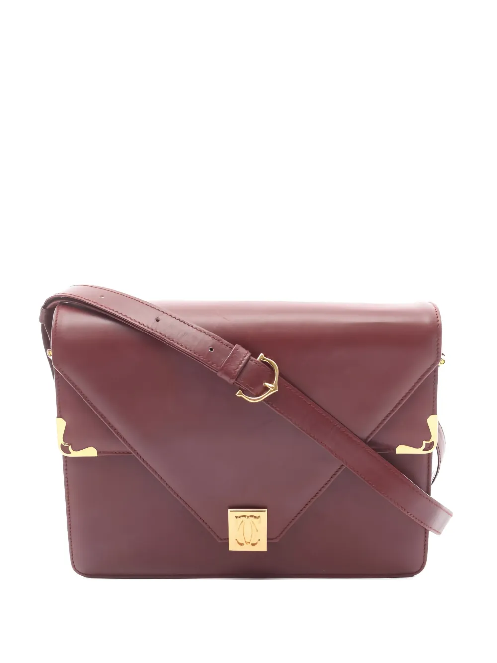 Pre-owned Cartier 2000s Must De Shoulder Bag In Red