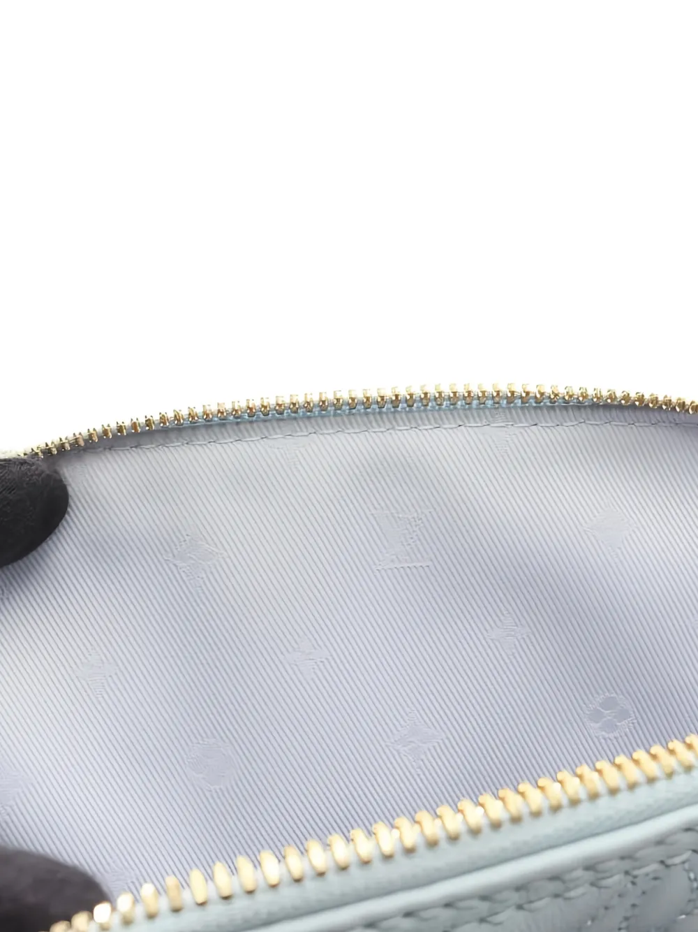 Pre-owned Louis Vuitton Bubble Glam Patterned Alma Soft Bb Tote Bag In Blue