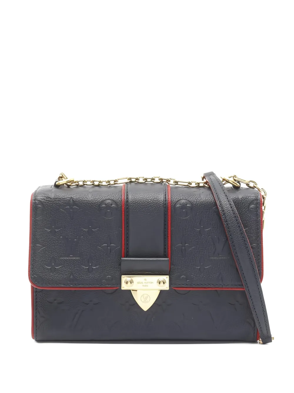 Pre-owned Louis Vuitton 2017 Saint Sulpice Pm Shoulder Bag In Blue