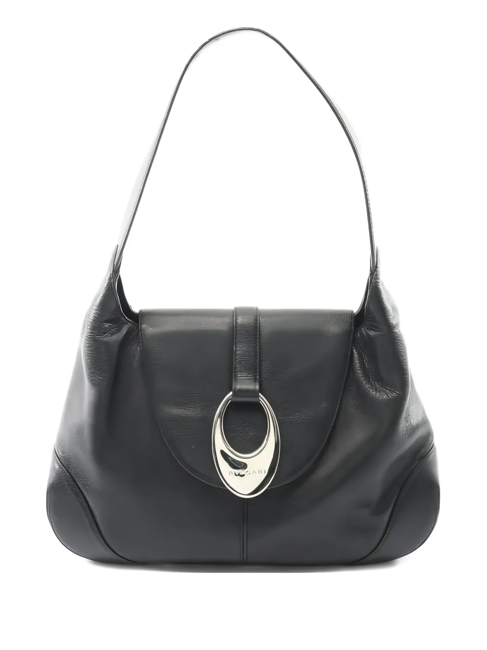 Bvlgari Pre-Owned 2000s flap-top shoulder bag - Nero