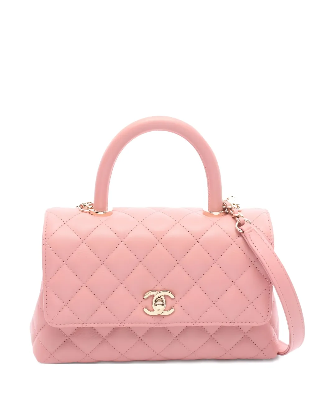 Pre-owned Chanel 2021s Quilted-design Handbag In Pink