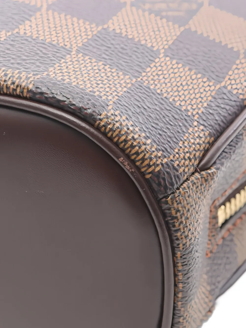 2001 Damier Ebene Saria Mini Tote Bag 