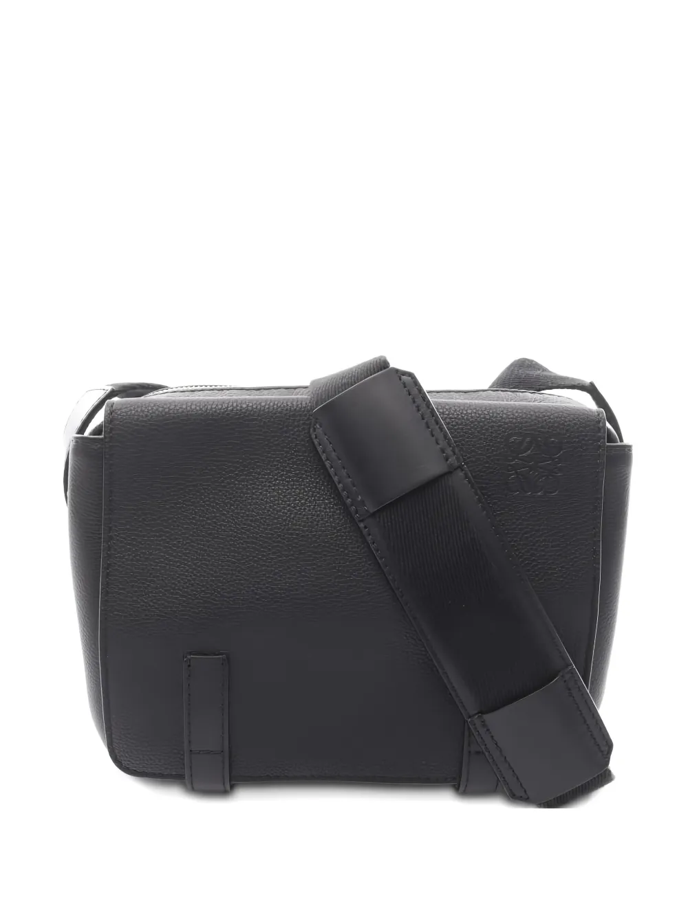 Loewe Pre-Owned 2010s leather military messenger bag | Black | Image 1