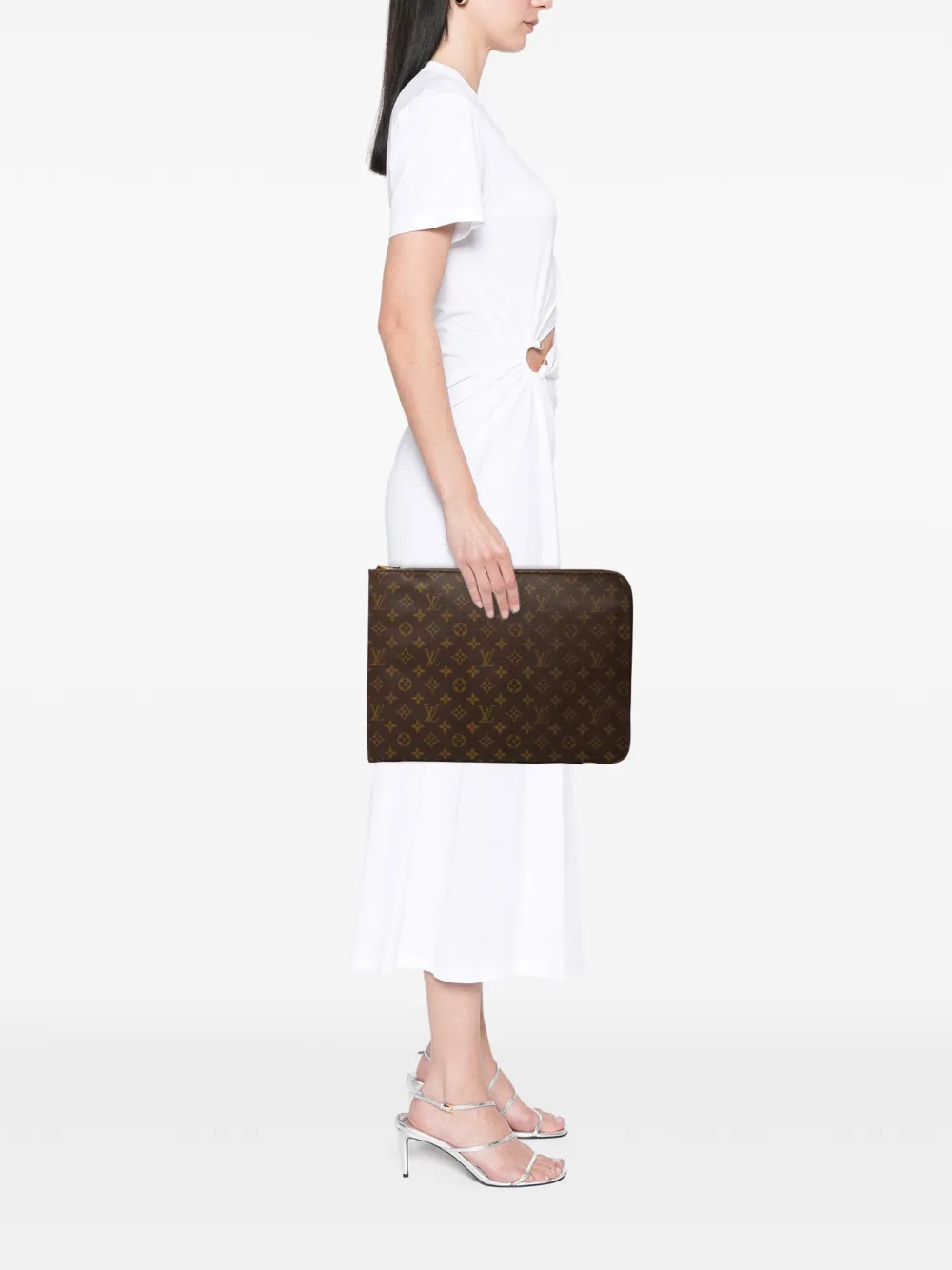 Louis Vuitton Pre-Owned 1987 Monogram Poche Documents Portfolio business bag | Pre-Owned | Image 2