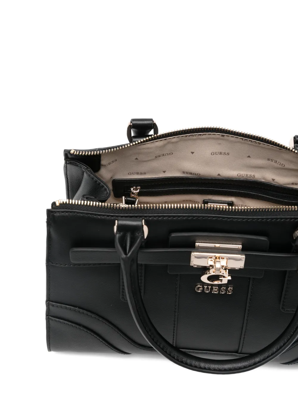 Guess Usa Greyson Cross Body Bag In Black