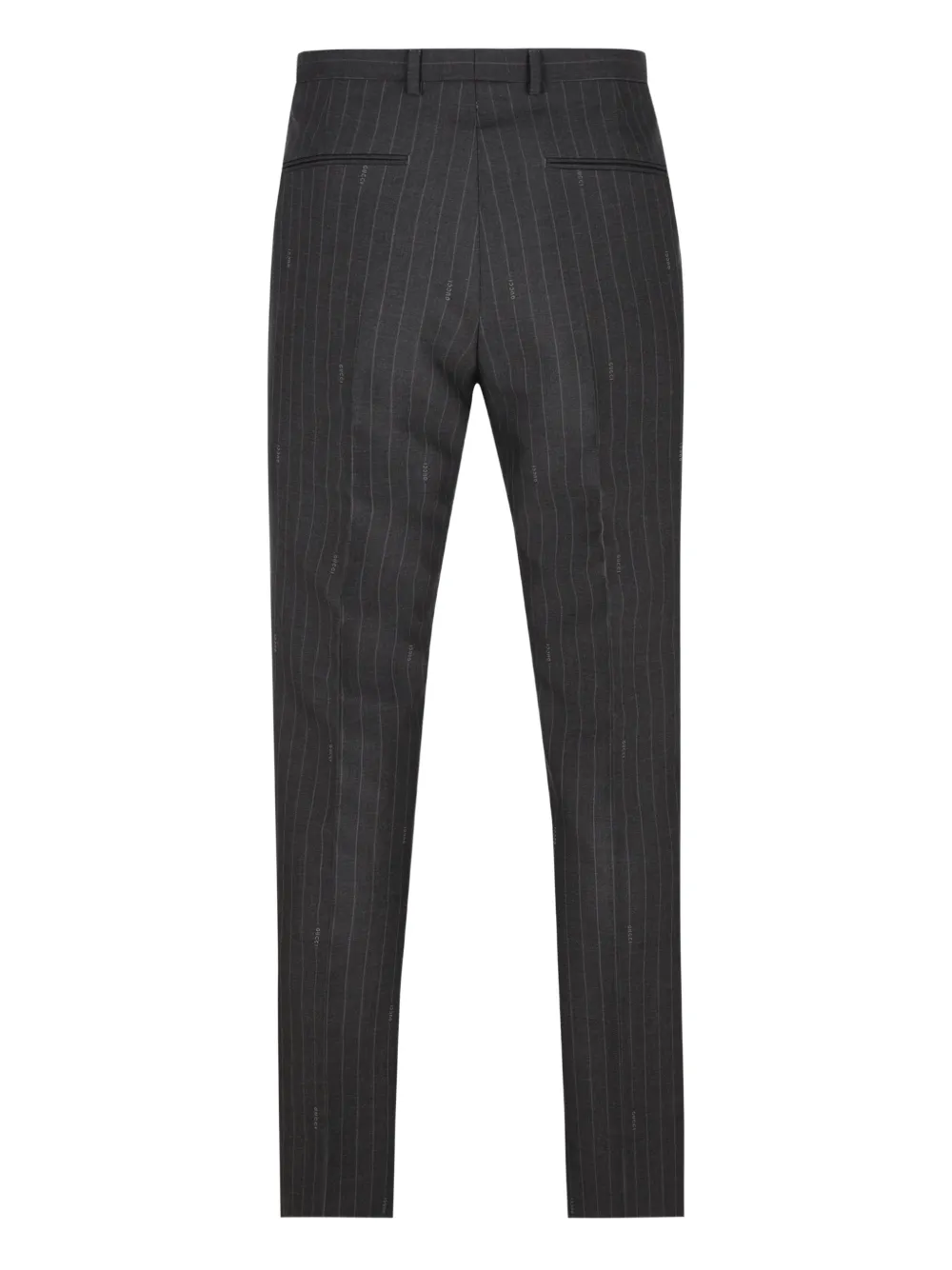 Gucci pinstripe-pattern belt-loop trousers | Tailored Pants | Image 2