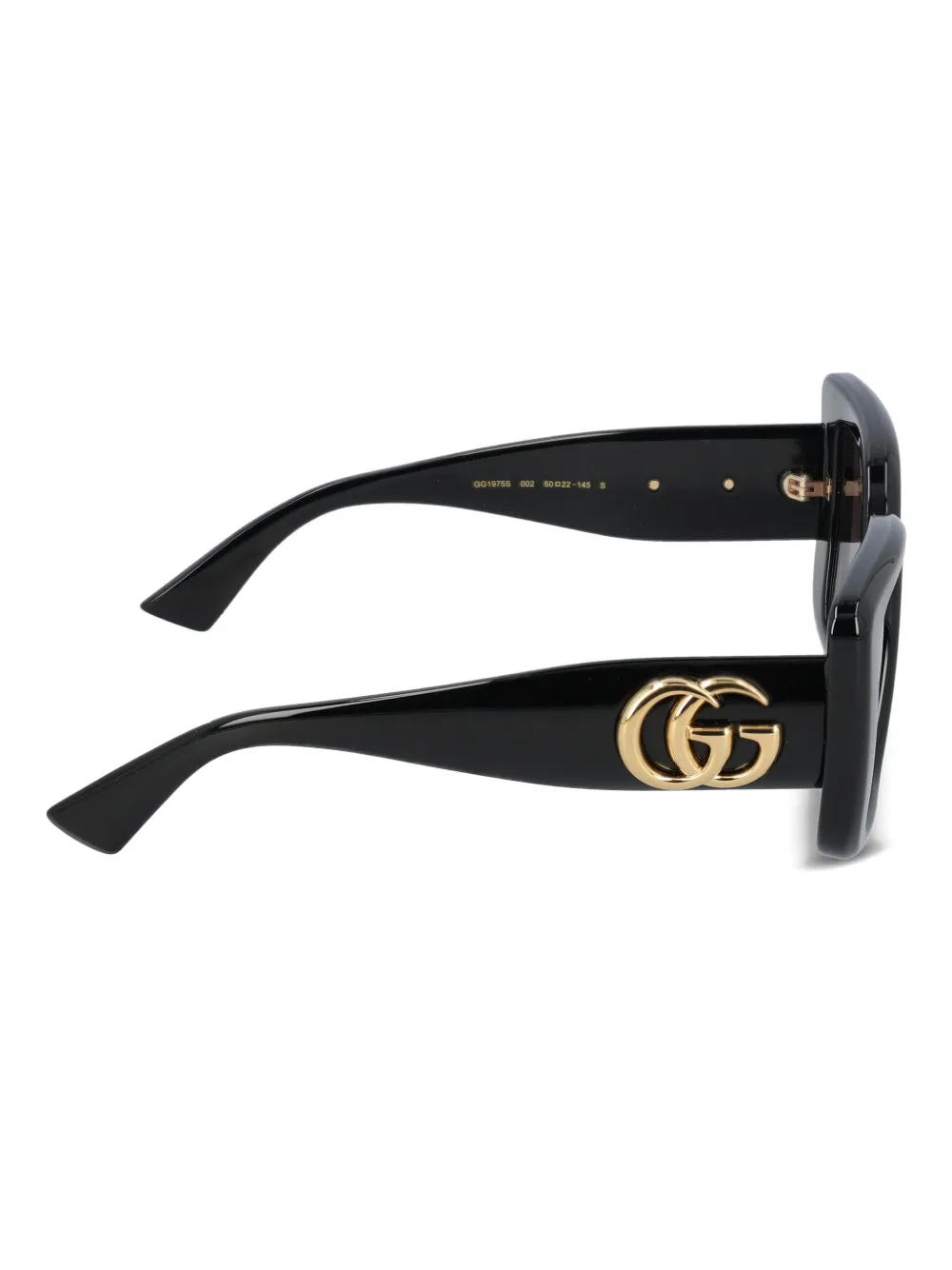Gucci butterfly-frame double G sunglasses - Zwart