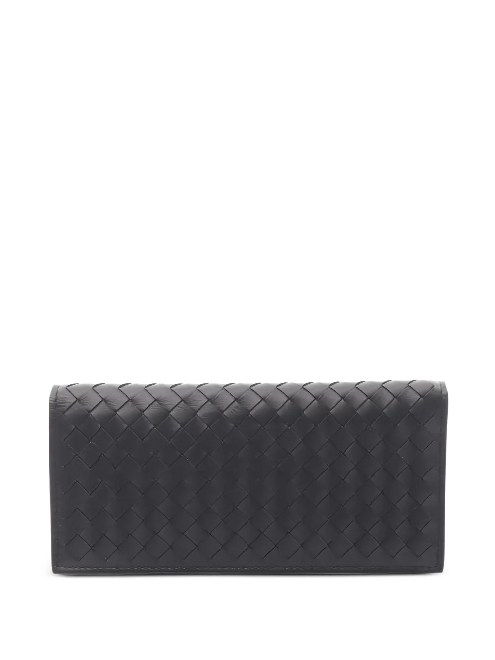 Bottega Veneta Pre-Owned cartera plegable de tejido Intrecciato 2020 | negro | Image 1