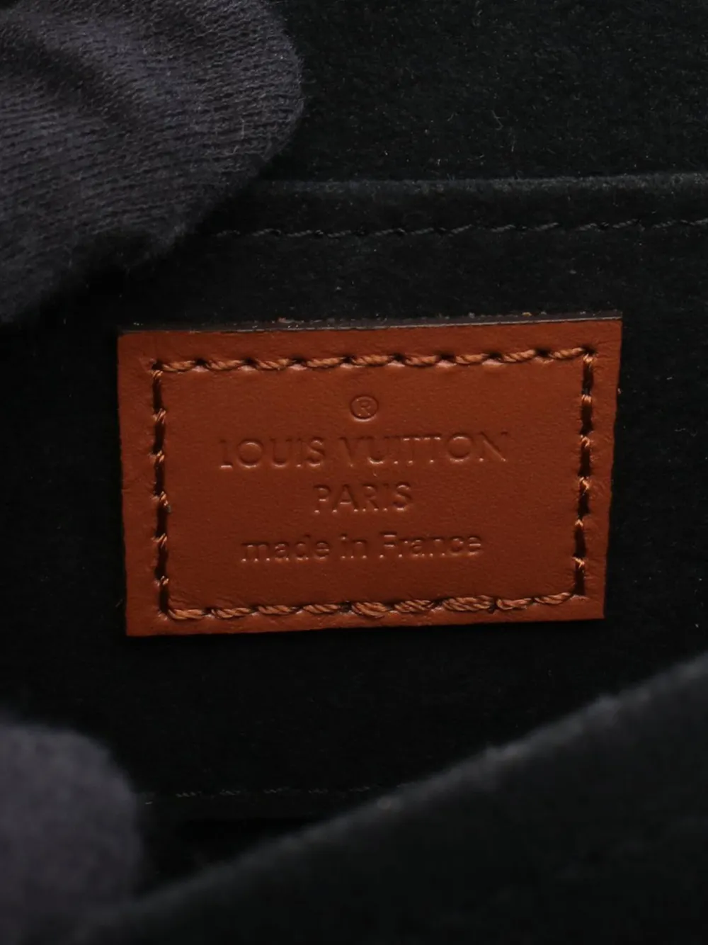 LOUIS VUITTON Pre-owned 2021-2025 Monogram Reverse Mini Dauphine Satchel In Brown