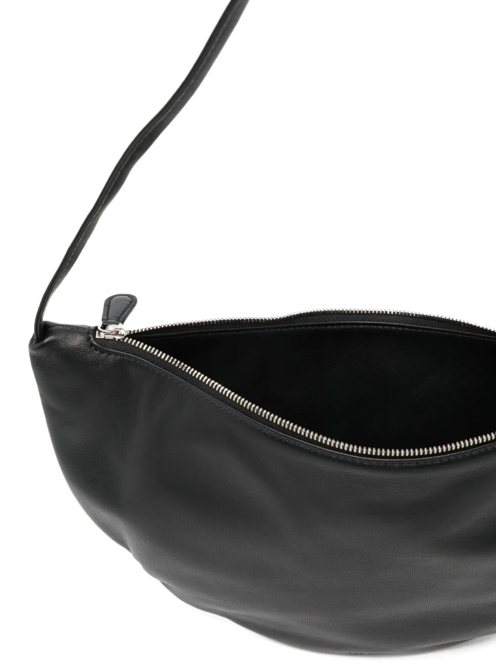 The Row Zippered Shoulder Bag In Black