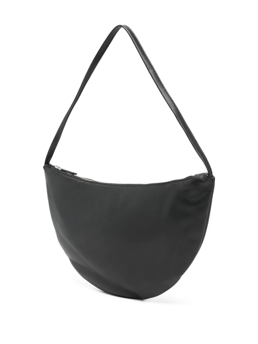 The Row Zippered Shoulder Bag In Black