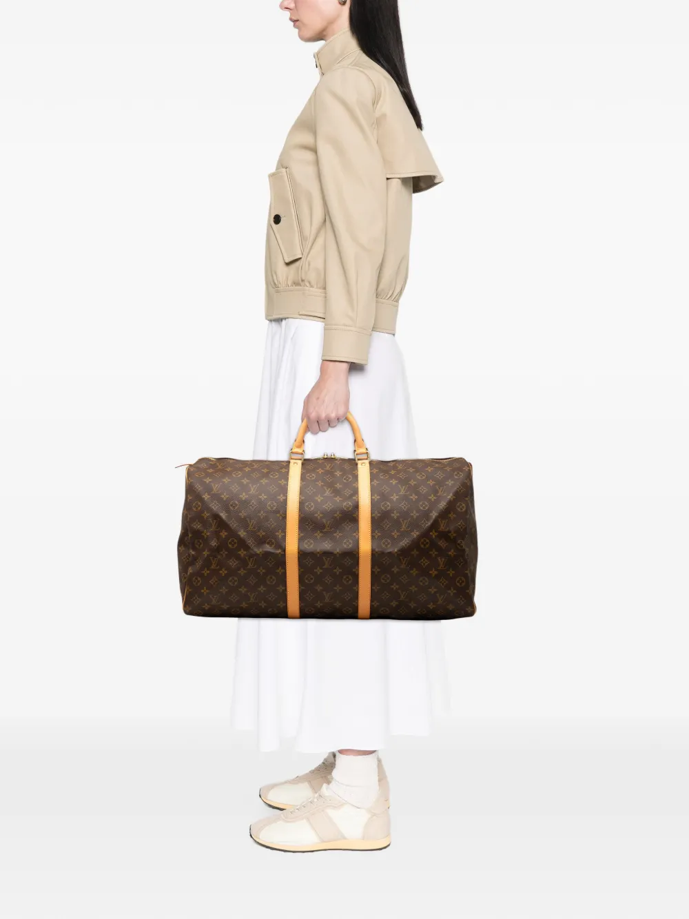 Louis Vuitton Pre-Owned 1999 Monogram Keepall 60 travel bag | Pre-Owned | Image 2
