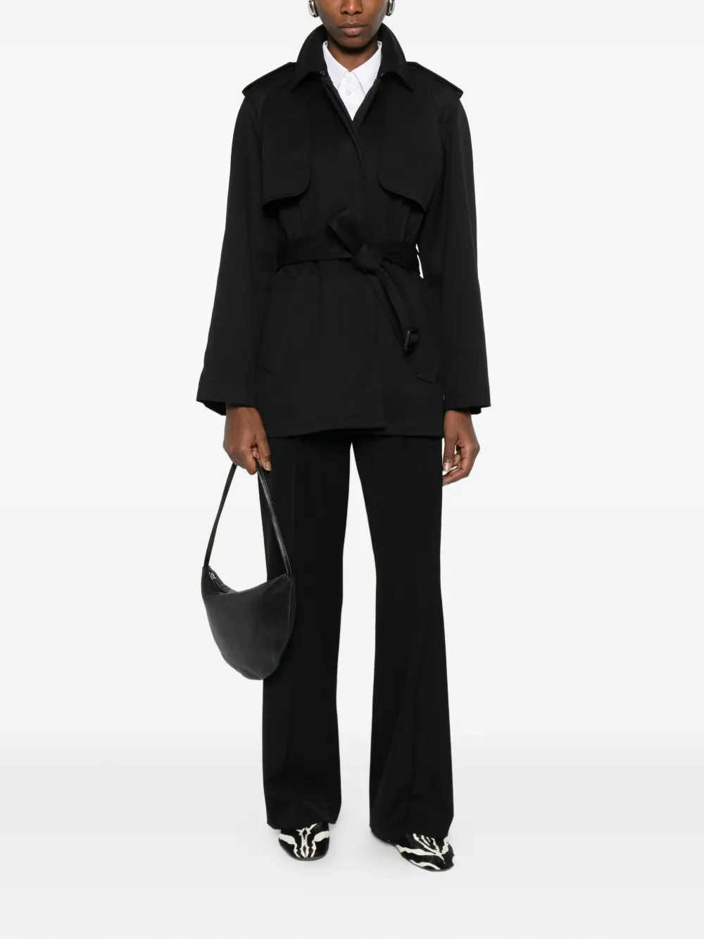 The Row Virgil pleated trousers - Zwart