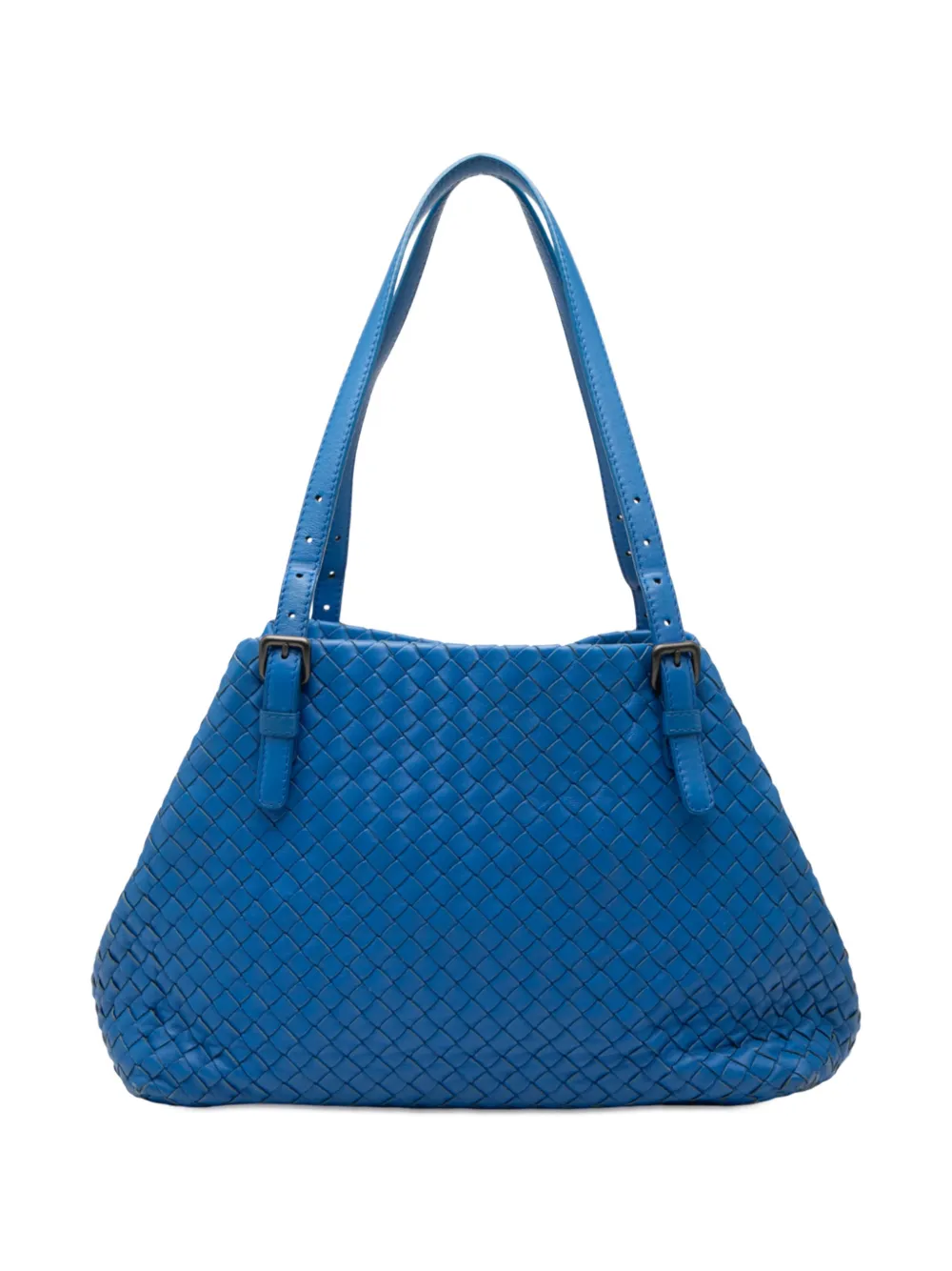 Bottega Veneta Pre-Owned 2012-2025 Medium Nappa Intrecciato Cesta tote bag - Blu