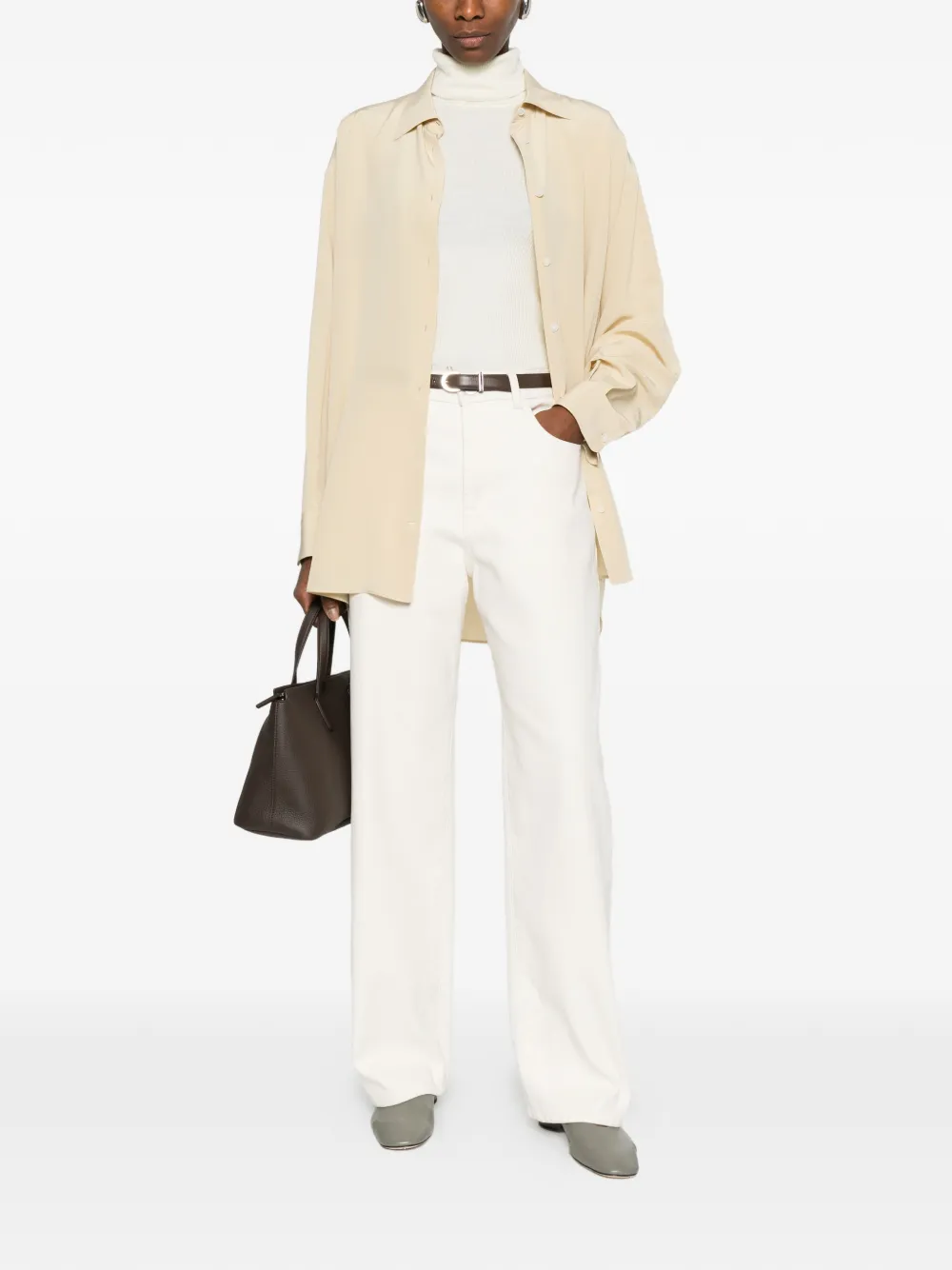 The Row Luka shirt - Beige